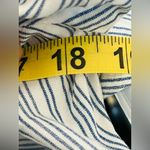 Hollister  Romper with Pockets, Viscose, Lined, Ruffle Hem, White & Blue, Med Photo 6