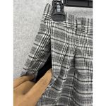 Urban Outfitters  Women’s Pants Gray Plaid Pants Size Small Pleated Cotton Blend Photo 7