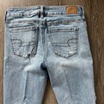 American Eagle  Outfitters Light Blue Distressed Skinny Jeans Photo 3