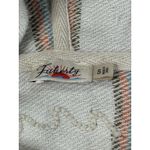 Faherty  Striped Beach Cover-Up Hooded Tunic Dress with‎ Pockets and Fringe Photo 6