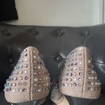 INC International Concepts Rhinestone Nude High Heel Shoes Tan Size 8 Photo 2