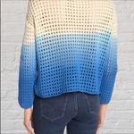 Good Luck Gem NWT Open Knit Long Sleeve Ombre Pullover Sweater Size Large Photo 1