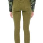 Alice + Olivia Jeans Good Paper Bag Skinny Pants Olive Size 26 *NWT* Photo 3
