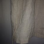 Vintage L Linen Cotton Blend Chocolate Cream Top Brown Size L Photo 1