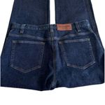 Ann Taylor Stretch Dark Wash Low Rise Straight Wide Leg Denim Jeans Size 8R Photo 9