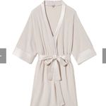 Pj Harlow  Shala Rib Knit Camono Robe with Satin Belt and Trim size XS/S Photo 0