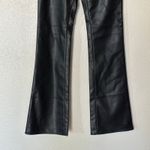 J.Crew Pants Womens Tall Mid-rise Bootcut Faux Leather Black Size 26T Photo 4