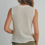 Boutique Rib Knit Sweater Vest  Photo 3