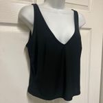 Victoria's Secret Victoria’s Secret Black V Neck Lounge Tank  Photo 3