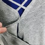 Jules & Leopold  Silver Strappy V-Neck Faux Wrap Long Sleeve Top Size Large Photo 4