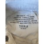 Torrid  Crop Boyfriend Straight Vintage Stretch Mid Rise Jeans Size 18 Distressed Photo 13