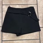 ZARA  Black Knit High Waisted Belted Skort Photo 0