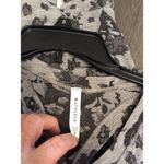 Athleta  Small S gray black floral print racer back tank workout Photo 3