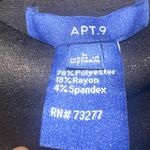 Apt. 9 NWT‎  Women’s Tummy Control Black with Gold Leggings Size Large Photo 3