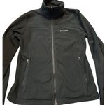 Columbia ‎ Fleece Jacket Full Zip Up Black Womens M Medium Photo 0