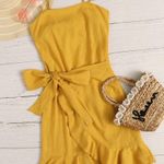 SheIn Yellow Sun Dress Photo 0