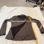 Mystree  Long Sleeve Wrap Drape Sweater Top Shirt Solid Gray Medium Casual Photo 13