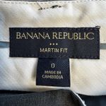 Banana Republic  Women's Sz 0 Martin Fit Black Pin Stripe  Career Dress Pants Photo 10