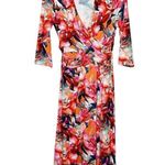 Soft Surroundings NWT  Le Jardin Faux Wrap Dress in Crimson Women's Size Medium Photo 0