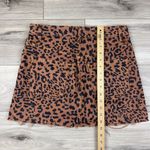 Free People WE THE FREE Zip It Up Animal Print Distressed Mini Skirt Size 27 Photo 7
