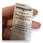 Patagonia  Las Gatos Women Size M Cream White Fur 1/4 Zip Sherpa Pullover Photo 5