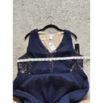 Motherhood Maternity NWT Cocktail Semi-Formal Navy Blue Lace Dress Sz Medium M Photo 4