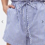 Madewell Drawstring Pull-On Shorts in Pure Blue Size XXSmall NWT 100% Cotton Photo 5