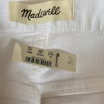 Madewell  pure white 10” high rise button fly cropped skinny jeans 28 Photo 5