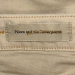 Anthropologie  Pilcro Mid Rise Skinny Jeans Cream Ivory Women’s 26 Photo 9