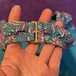 Unbranded one piece swimsuit turquoise on the bottom w/ flowery print on top EUC Size L Photo 7