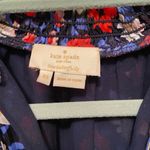 Kate Spade Daisy Satin Stripe Top sz XS 100% silk Photo 5