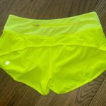 Lululemon  neon highlight yellow 2.5” speed ups  Photo 1