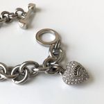 Juicy Couture Crystal Heart Charm Toggle Bracelet Photo 4