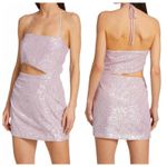 Amanda Uprichard  Sequin Halter Mini Dress Photo 1
