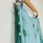 Nicole Miller Vintage Y2K silk blue sheer beaded bias cut fairy mermaid skirt. 8 Photo 2