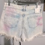 True Craft Denim Shorts High Rise Waist Jean Frayed Distressed Womens 9 Photo 8