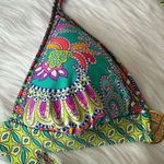 Trina Turk Folkloric Festival Halter Tie Back Bikini Top Size 12 Photo 7