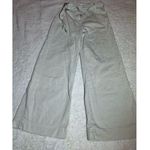 ZARA  Beige Belted Wide‎ Leg Jean Size 4 Photo 0