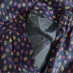 Breckenridge Vintage Petites Purple Patterned Pleated Midi Skirt Photo 8