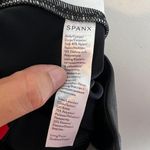 Spanx - Faux Leather Side Stripe Leggings Black White Photo 6