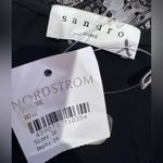 Sandro NEW DRESS PARIS WOMENS 38 Elegant Black Pleated Photo 5