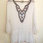PPLA Beaded embroidered Boho Tunic/dress bell sleeves M Photo 0