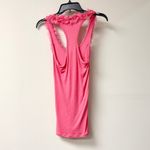 Robert Rodriguez Sleeveless Ruffle Trim Scoop Neck Tank Top Pink Women's Size XS Photo 3