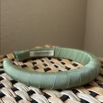 Jennifer Behr Attica made in New York silk grosgrain headband in sage green Photo 3