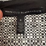 White House | Black Market Womens Tweed Boot Black White Mini Skirt. Photo 2