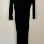 Fraiche By J Women’s Long Sleeve Knit Jumpsuit w/ Pockets Black Size Small NWT Photo 7