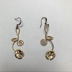 4 pairs of feminine lightweight earrings 2 goldtone and 2 silvertone Silver Photo 1