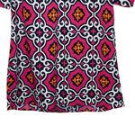 Buckhead Betties Geometric V-Neck 3/4 Sleeve Shift Dress Multicolor Women Small Photo 4