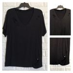 Hippie Chic  holey cut choker‎ v-neck oversized soft Photo 1