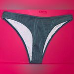 Stylish Ribbed Bikini Set in Teal Blue Size L Photo 2